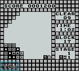 In-game screen of the game Flipull on Nintendo Game Boy