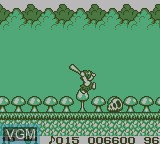In-game screen of the game Genjin Kotts on Nintendo Game Boy