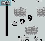 In-game screen of the game Ghostbusters II on Nintendo Game Boy