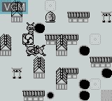 In-game screen of the game Heiankyo Alien on Nintendo Game Boy