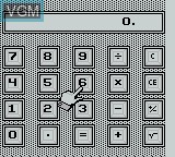 In-game screen of the game InfoGenius Productivity Pak - Spell Checker and Calculator on Nintendo Game Boy