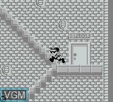 In-game screen of the game Hudson Hawk on Nintendo Game Boy