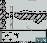 In-game screen of the game Humans, The on Nintendo Game Boy