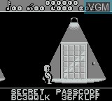In-game screen of the game Jelly Boy on Nintendo Game Boy