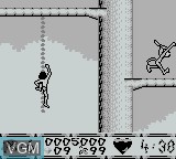 In-game screen of the game Jungle Book, The on Nintendo Game Boy