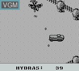 In-game screen of the game Jungle Strike on Nintendo Game Boy