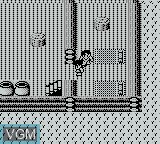 In-game screen of the game Jungle Wars on Nintendo Game Boy