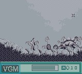 In-game screen of the game Lost World, The - Jurassic Park on Nintendo Game Boy