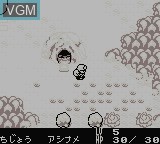 In-game screen of the game Kaseki Sousei Reborn on Nintendo Game Boy