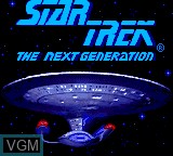 Title screen of the game Star Trek - The Next Generation - Advanced Holodeck Tutorial on Sega Game Gear