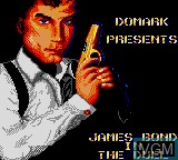 Title screen of the game James Bond 007 - The Duel on Sega Game Gear