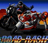 Title screen of the game Road Rash on Sega Game Gear