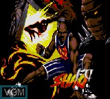 Title screen of the game Shaq-Fu on Sega Game Gear