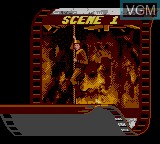 Menu screen of the game Indiana Jones and the Last Crusade on Sega Game Gear