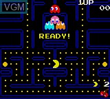 Menu screen of the game Pac-Man on Sega Game Gear