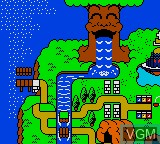 Menu screen of the game Wagyan Land on Sega Game Gear