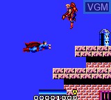 In-game screen of the game Superman - The Man of Steel on Sega Game Gear