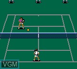 In-game screen of the game Wimbledon on Sega Game Gear