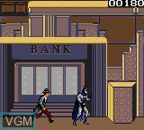 In-game screen of the game Adventures of Batman & Robin, The on Sega Game Gear