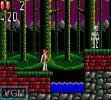 In-game screen of the game Bram Stoker's Dracula on Sega Game Gear