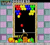 In-game screen of the game Bust-A-Move on Sega Game Gear