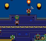 In-game screen of the game Buster Ball on Sega Game Gear