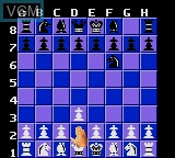 In-game screen of the game Chessmaster, The on Sega Game Gear