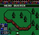 In-game screen of the game Head Buster on Sega Game Gear