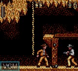 In-game screen of the game Indiana Jones and the Last Crusade on Sega Game Gear
