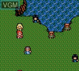 In-game screen of the game Lunar - Sanposuru Gakuen on Sega Game Gear