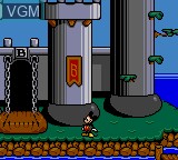 In-game screen of the game Mickey's Ultimate Challenge on Sega Game Gear