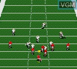 In-game screen of the game NFL '95 on Sega Game Gear