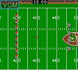 In-game screen of the game Sports Illustrated - Championship Football & Baseball on Sega Game Gear