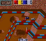In-game screen of the game Super Off Road on Sega Game Gear