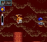 In-game screen of the game Tails Adventure on Sega Game Gear