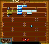 In-game screen of the game Woody Pop on Sega Game Gear