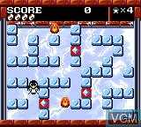 In-game screen of the game Ninku Gaiden - Hiroyuki Daikatsugeki on Sega Game Gear