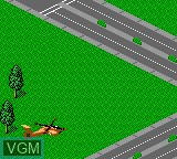 In-game screen of the game Jungle Strike on Sega Game Gear