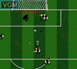 In-game screen of the game Striker on Sega Game Gear