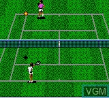 In-game screen of the game Wimbledon on Sega Game Gear