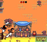 In-game screen of the game Aladdin on Sega Game Gear