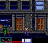 In-game screen of the game Chicago Syndicate on Sega Game Gear