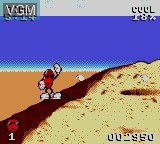 In-game screen of the game Cool Spot on Sega Game Gear