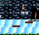 In-game screen of the game Shinobi on Sega Game Gear