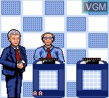 In-game screen of the game Jeopardy! on Sega Game Gear