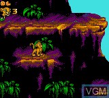 In-game screen of the game Lion King, The on Sega Game Gear