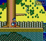 In-game screen of the game Lucky Dime Caper starring Donald Duck, The on Sega Game Gear