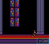 In-game screen of the game Mickey's Ultimate Challenge on Sega Game Gear