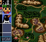 In-game screen of the game Ninku on Sega Game Gear