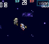 In-game screen of the game SD Gundam - Winner's History on Sega Game Gear